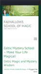 Mobile Screenshot of celticmysteryschool.com