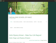 Tablet Screenshot of celticmysteryschool.com
